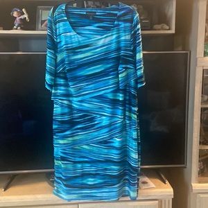 Casual multicolored dress.